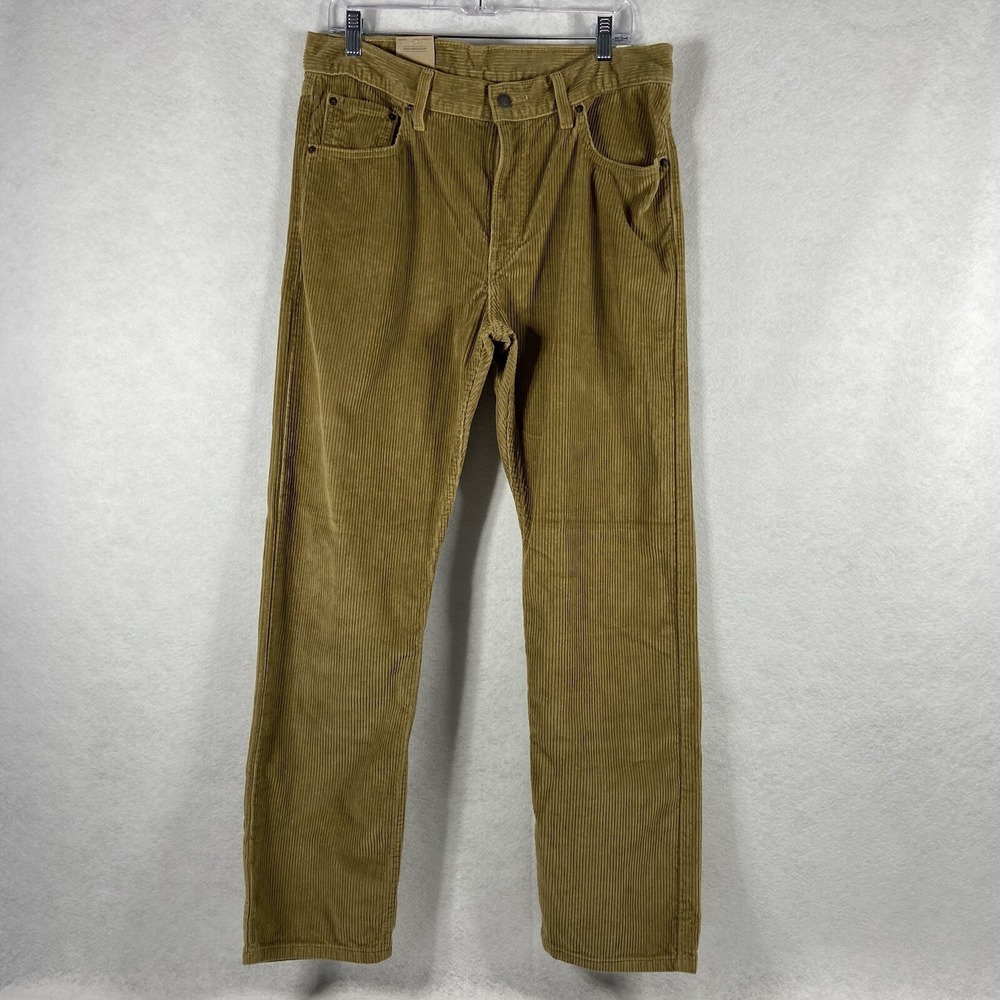 Levi's  Pants Women's 33x30 Brown Corduroy Mid Rise‎ Straight Leg New